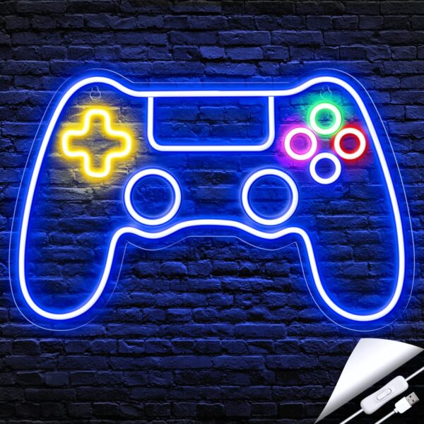 Game Controller Neon Sign